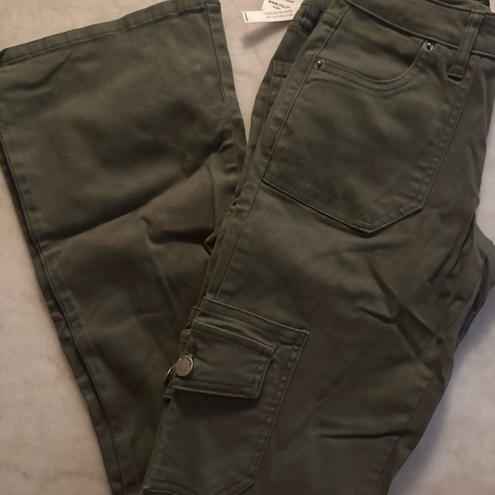 RSQ Dark Olive Utility Pants